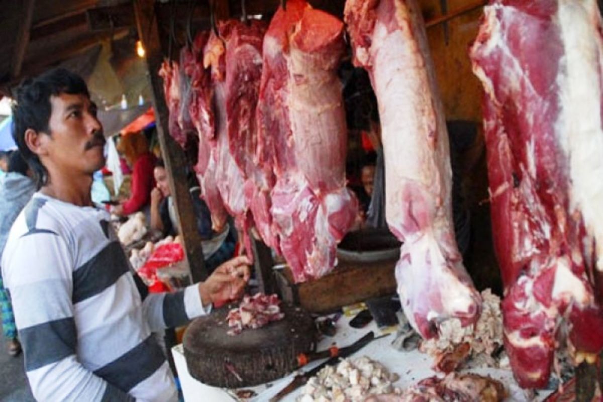 Jelang Lebaran harga daging sapi di Lampung capai Rp120.000 per kg