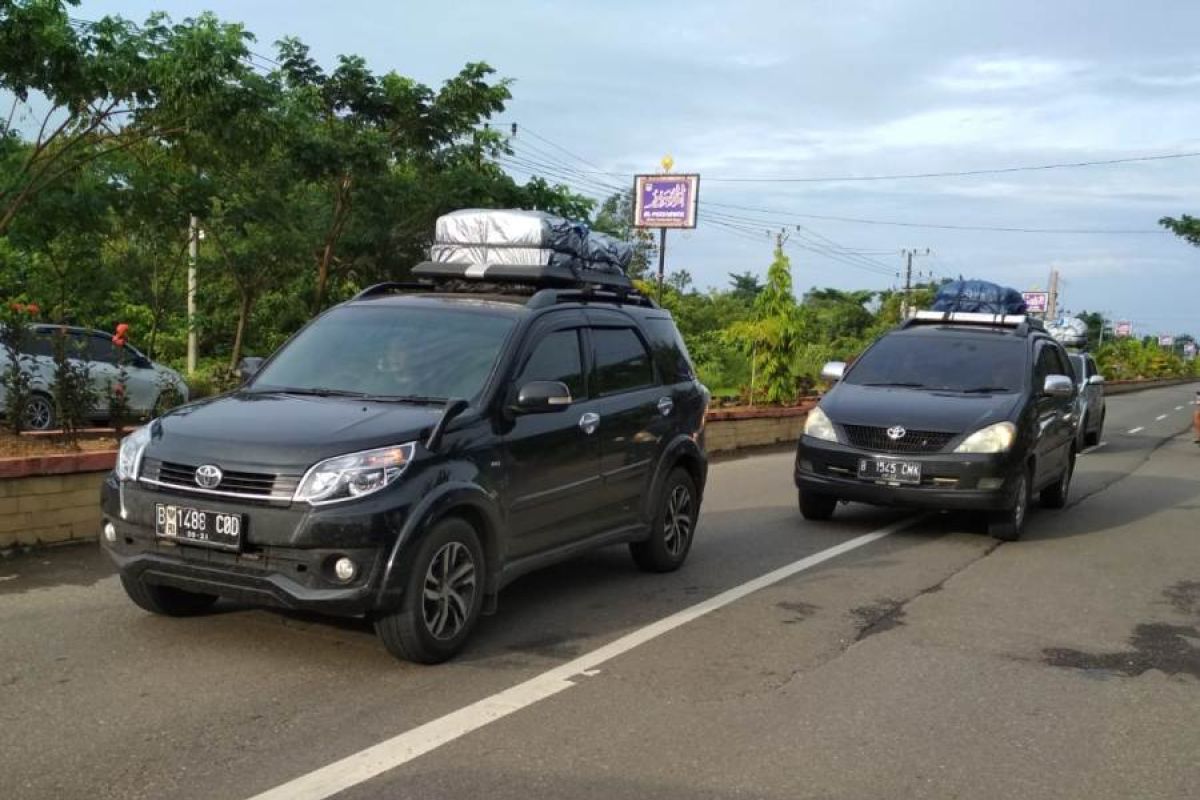 Arus mudik di Jalinteng Sumatera meningkat