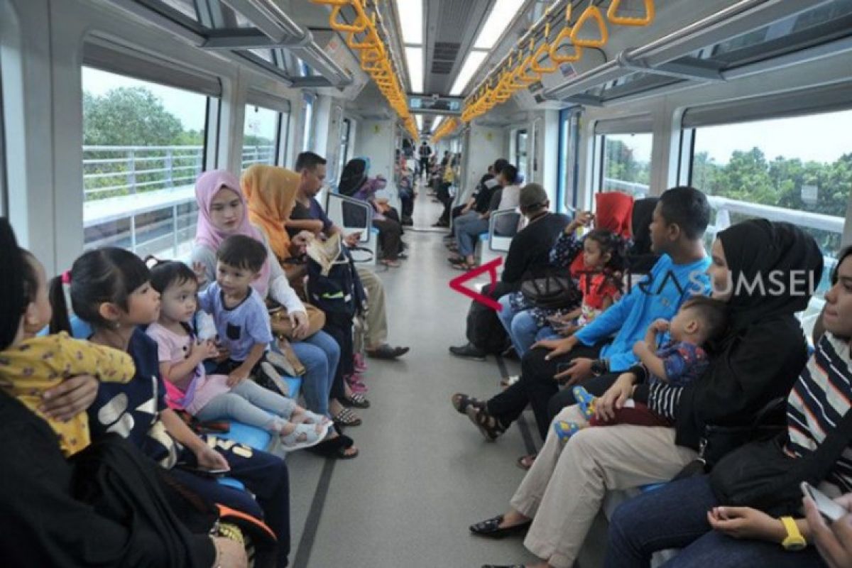LRT Palembang angkut 118 ribu penumpang