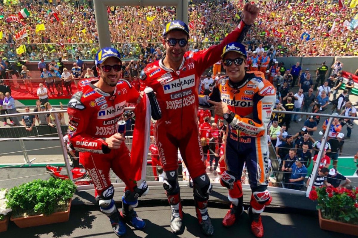 MotoGP - Ducati lengkapi "hattrick" di Mugello