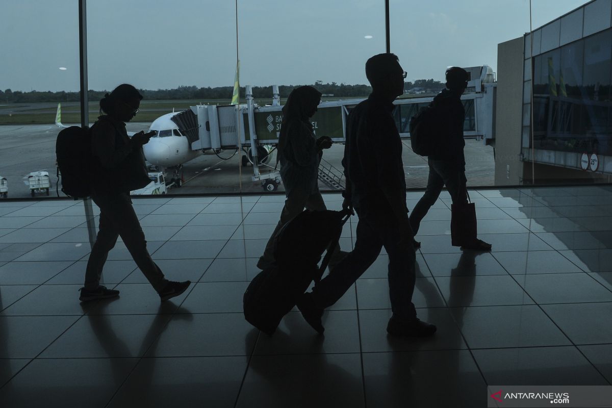 Jumlah penumpang pesawat di Bandara SMB II Palembang turun