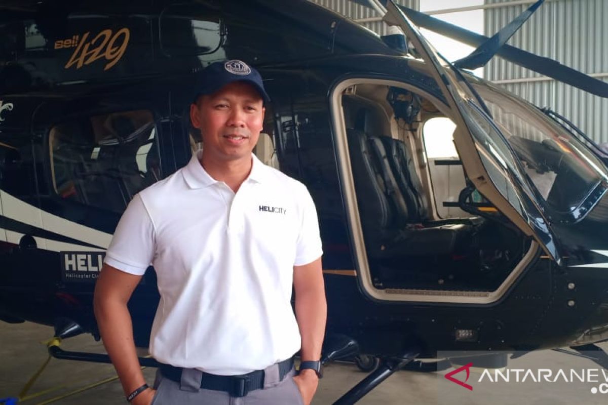 Helikopter pilihan angkutan mudik Jakarta - Bandung