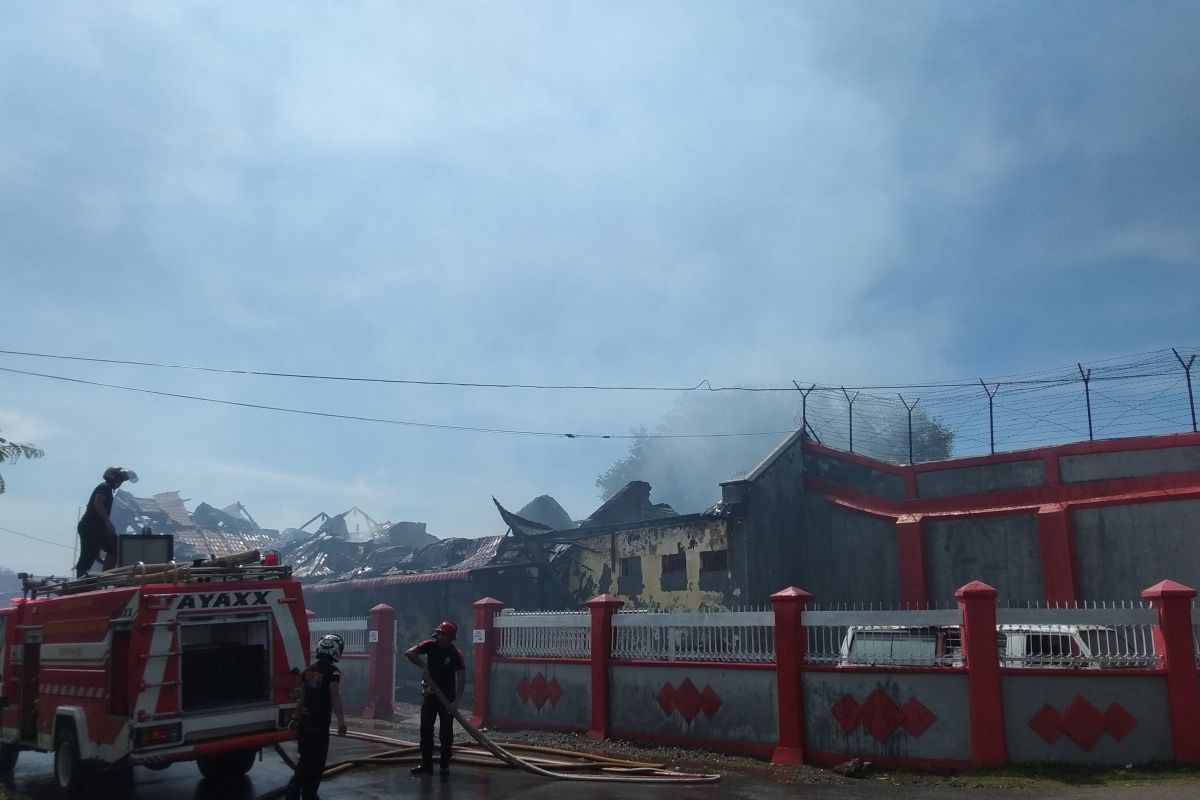 Lapas Kelas IIB Pidie terbakar