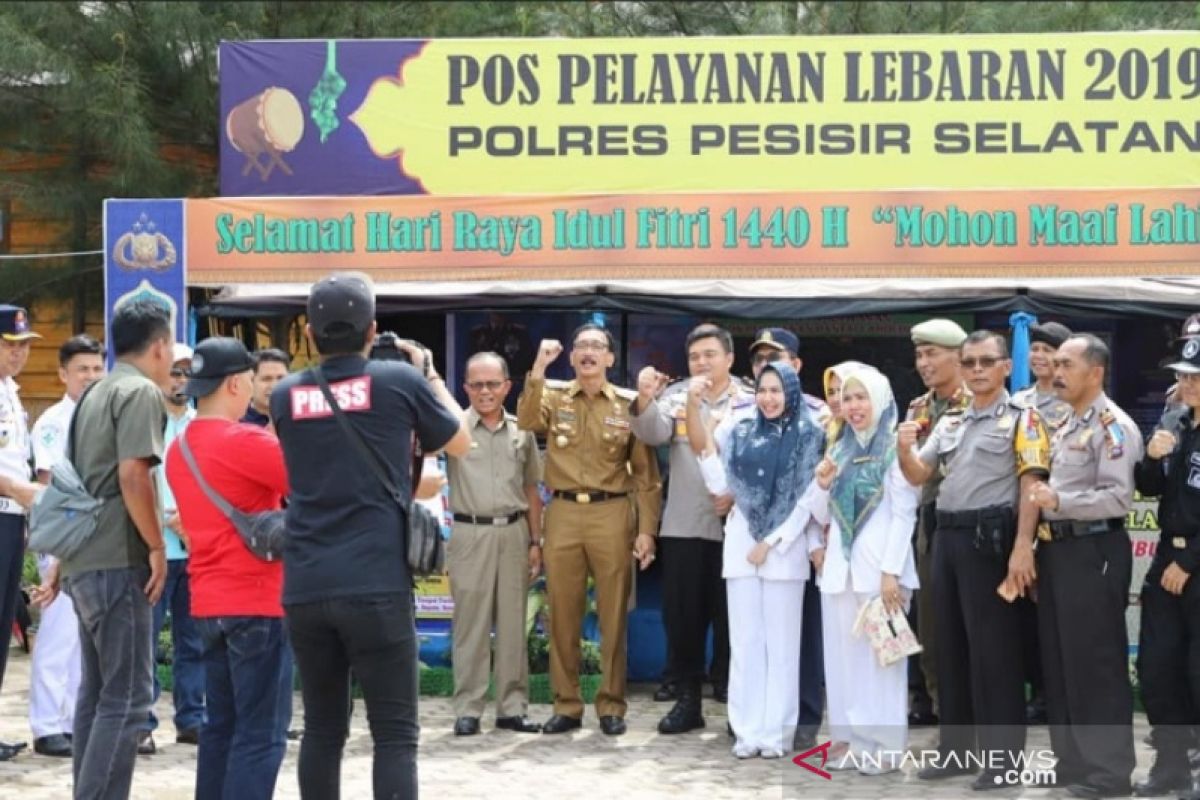 Forkopimda Pesisir Selatan tinjau pos mudik Lebaran 2019