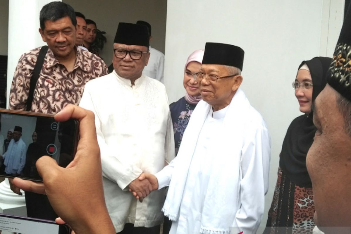 Ma'ruf Amin berharap tokoh nasional warisi jiwa besar dan negarawan