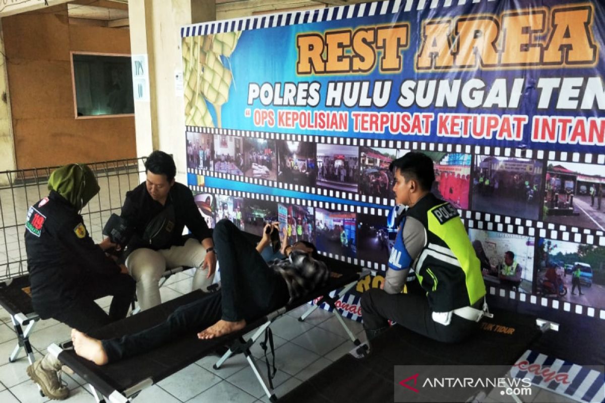 Polres HST siapkan area istirahat untuk pemudik