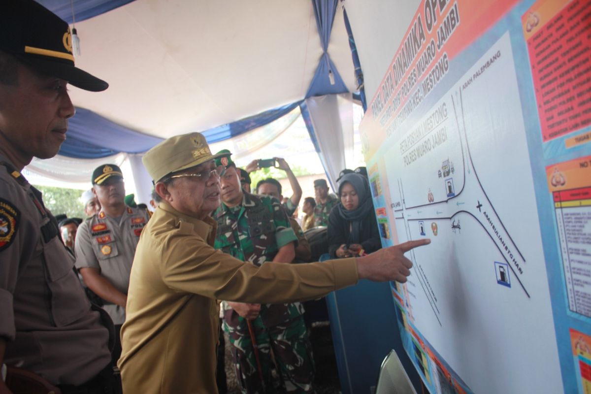 Gubernur Jambi minta petugas pengamanan Idul Fitri jaga kekompakan tim