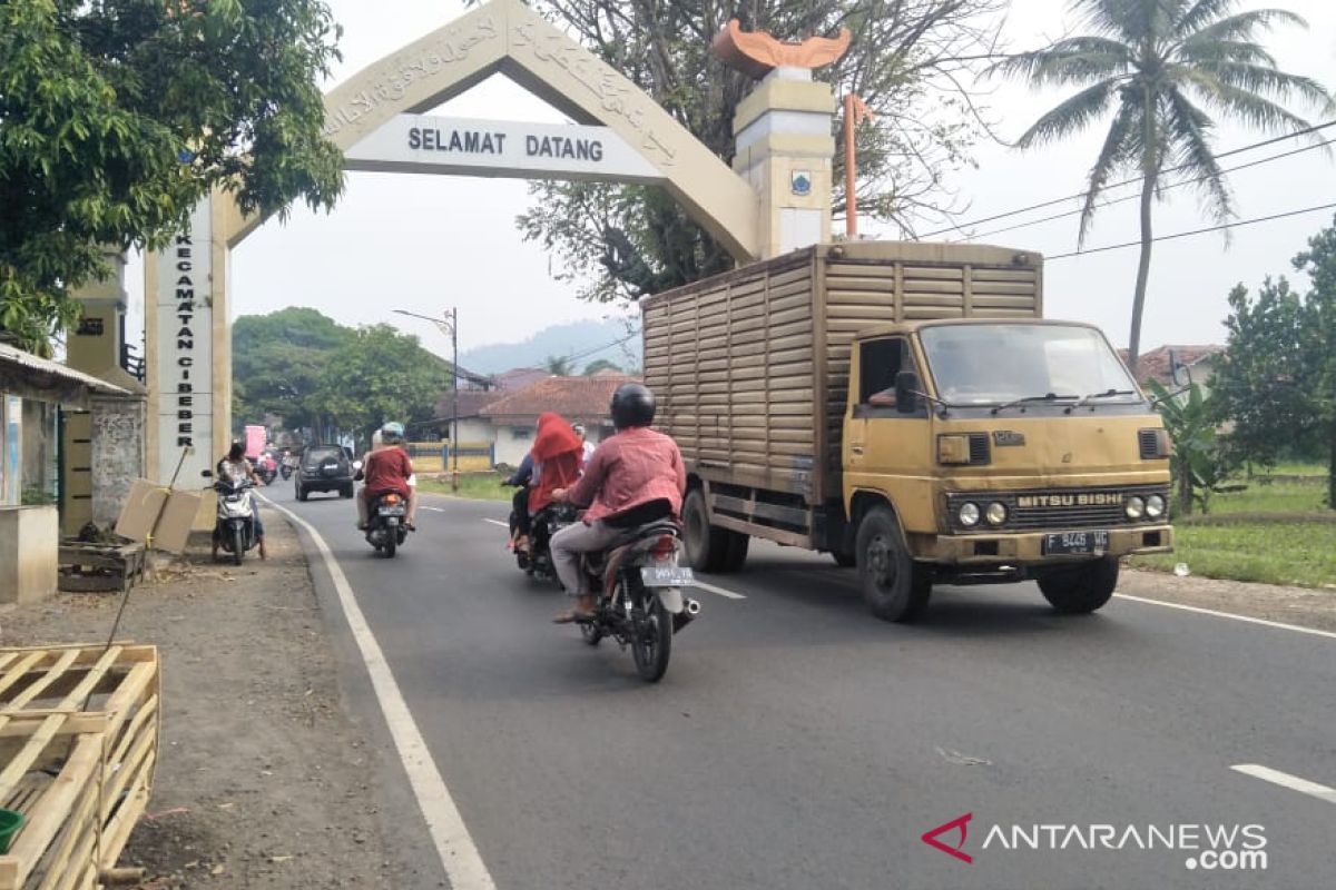 Kendaraan pemudik menuju selatan Cianjur meningkat tajam