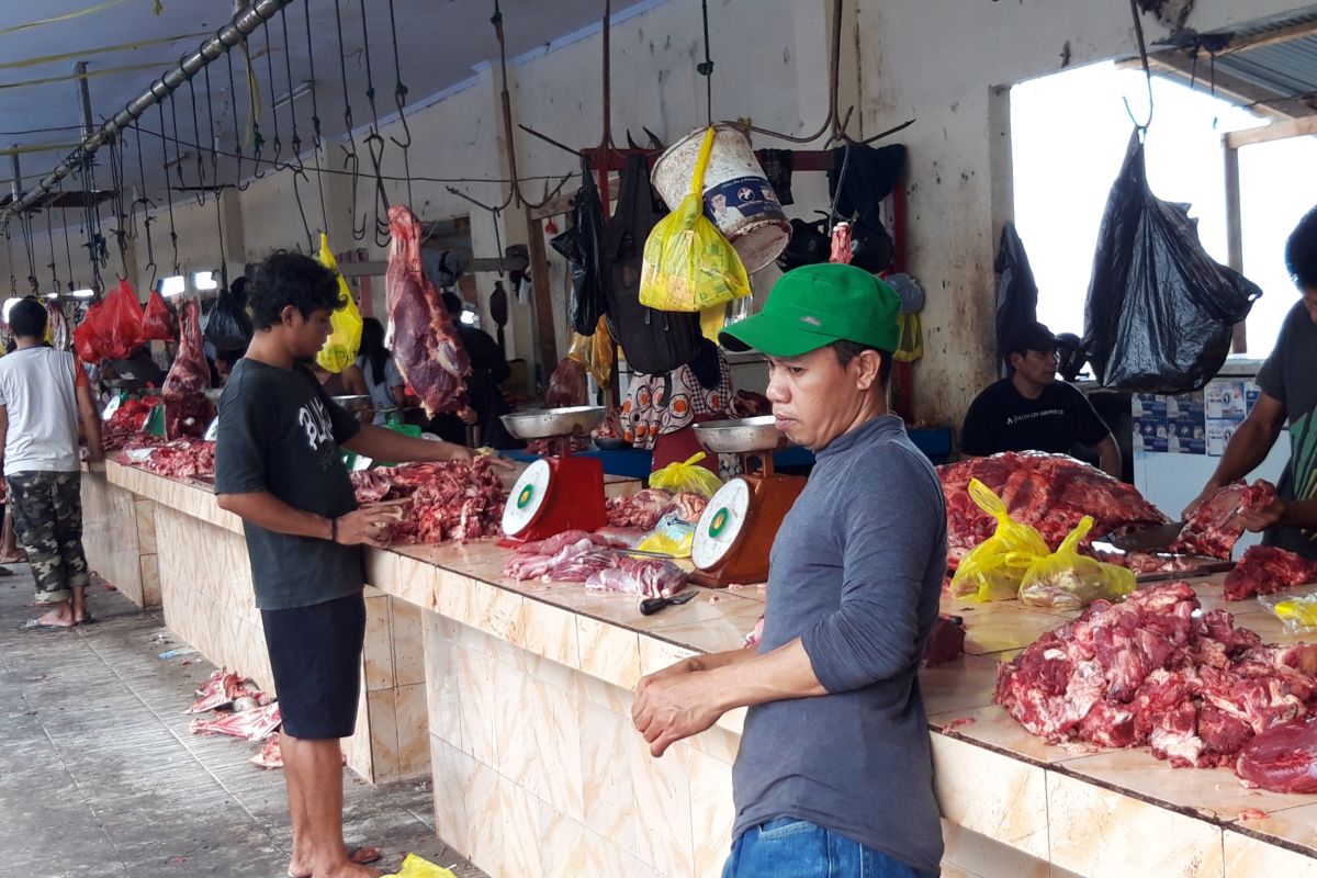 Harga daging sapi di Ternate pada H-1 Idul Fitri naik