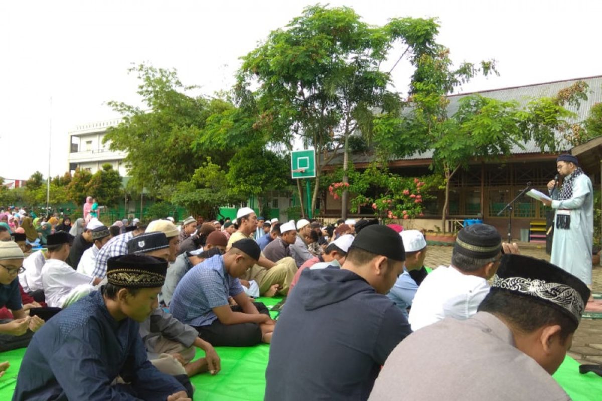 Ratusan warga Pontianak telah laksanakan Shalat Ied