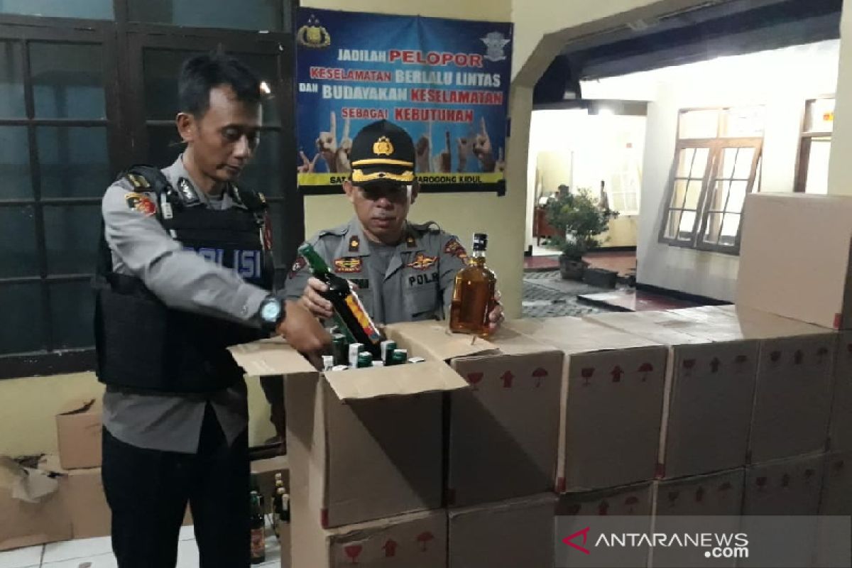 Polisi gagalkan penjualan minuman keras jelang malam Lebaran di Garut