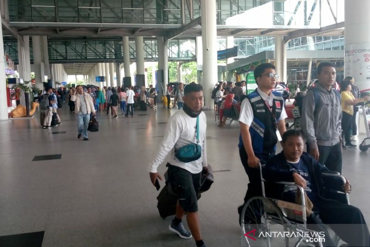 Pemudik: Penumpang Garuda Indonesia cukup padat