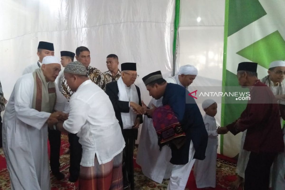 Ma'ruf Amin maknai Idul Fitri kembali pada kerukunan