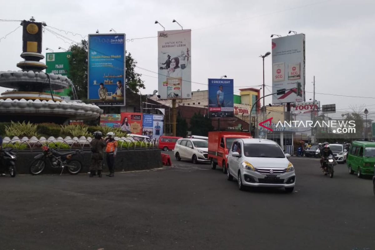 Pengamanan di pusat keramaian Sukabumi diperkuat