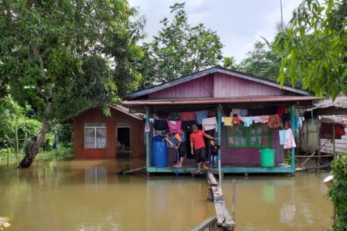 Banjir susulan rendam belasan rumah di Kapuas Hulu