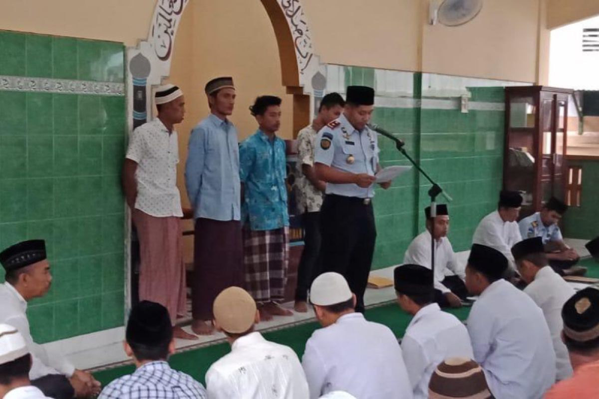 Empat narapidana Rutan Bantul bebas usai mendapat remisi lebaran