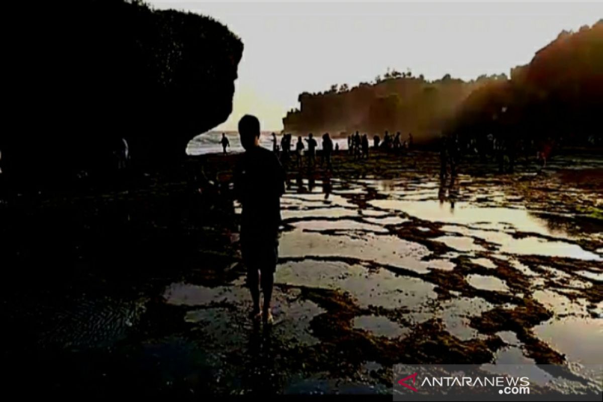 Puluhan ribu wisatawan padati objek  wisata pantai di Gunung Kidul