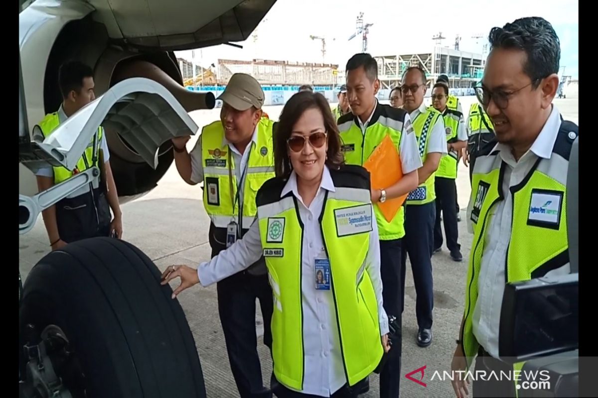 Dirjen Hubud pimpin ramp check pesawat di Syamsudin Noor