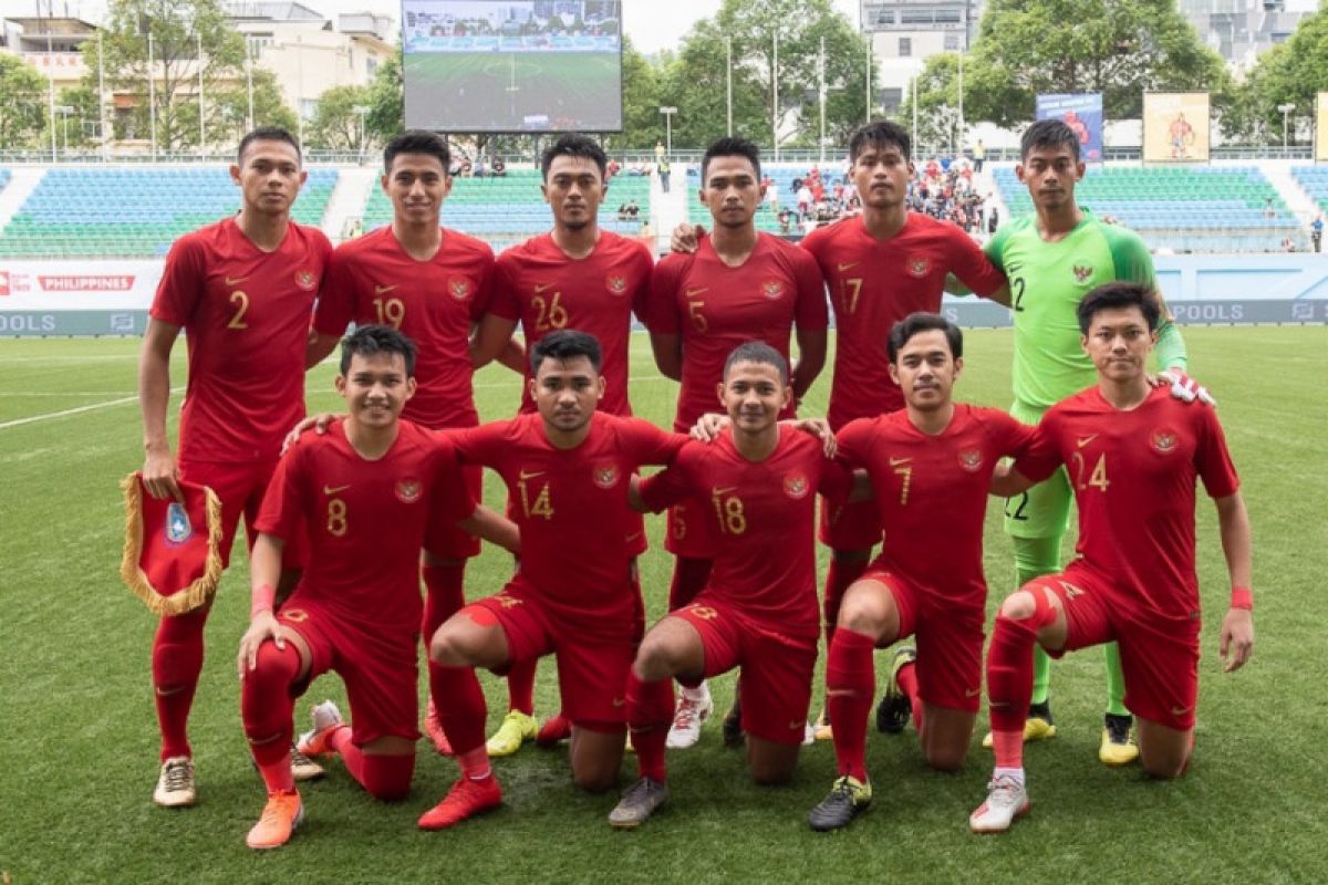 Indonesia tahan China tanpa gol pada babak pertama