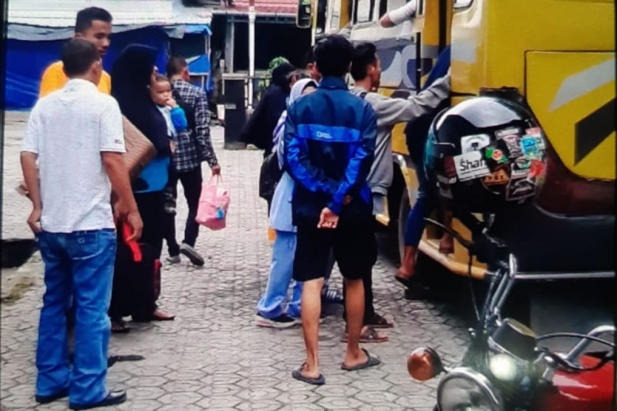 Arus balik Lebaran, Terminal Sungailiat siapkan enam armada bus