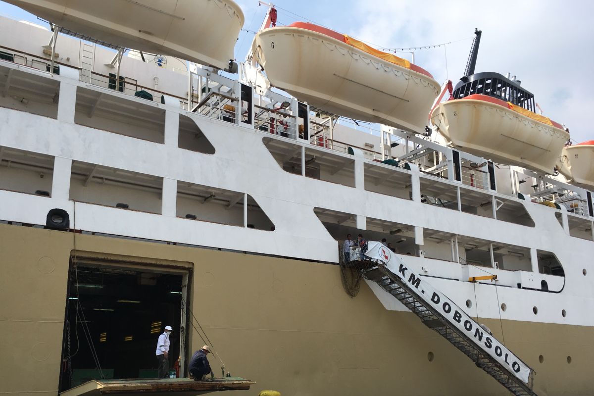 Puncak arus balik, 5 kapal mudik gratis sandar di Tanjung Priok