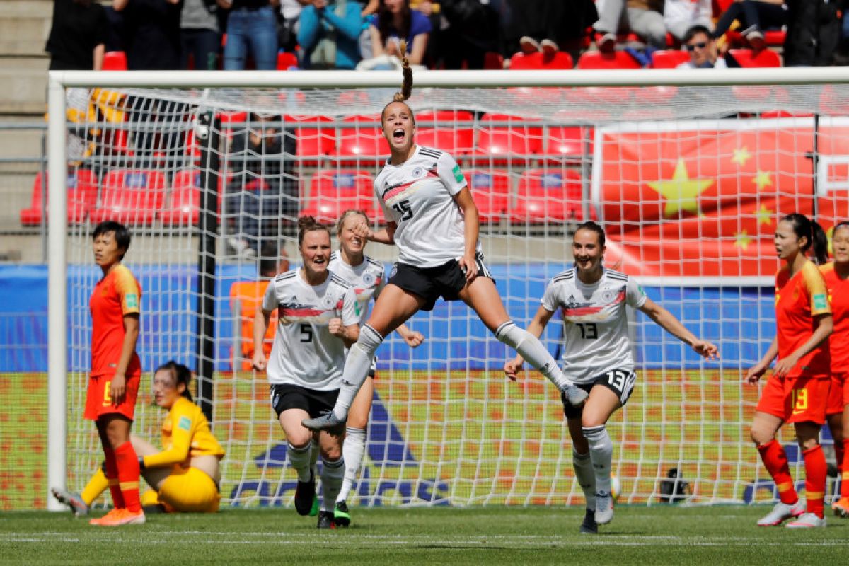 Gwinn bawa Jerman kalahkan China 1-0 di Piala Dunia Wanita