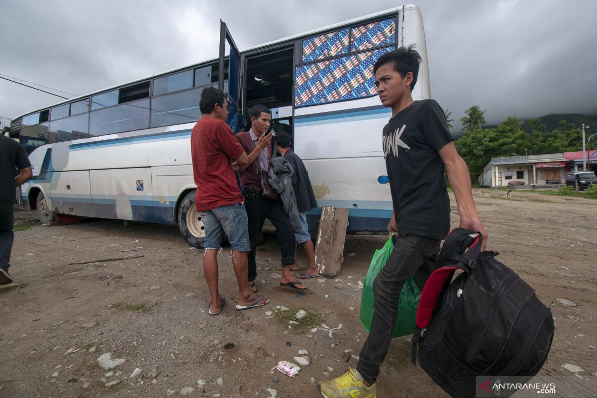 Arus balik di  Trans Sulawesi padat