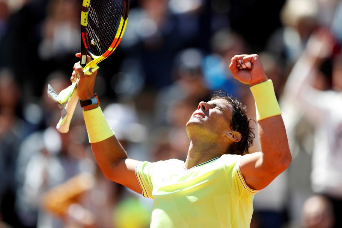 Nadal nikmati kemenangan ke-12 French  Open