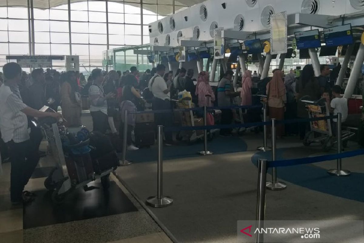 73 penerbangan arus balik di Bandara Internasional Kualanamu hari ini