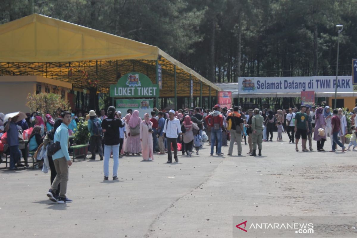 Pengunjung wisata di Puncak Bogor melonjak lima kali lipat