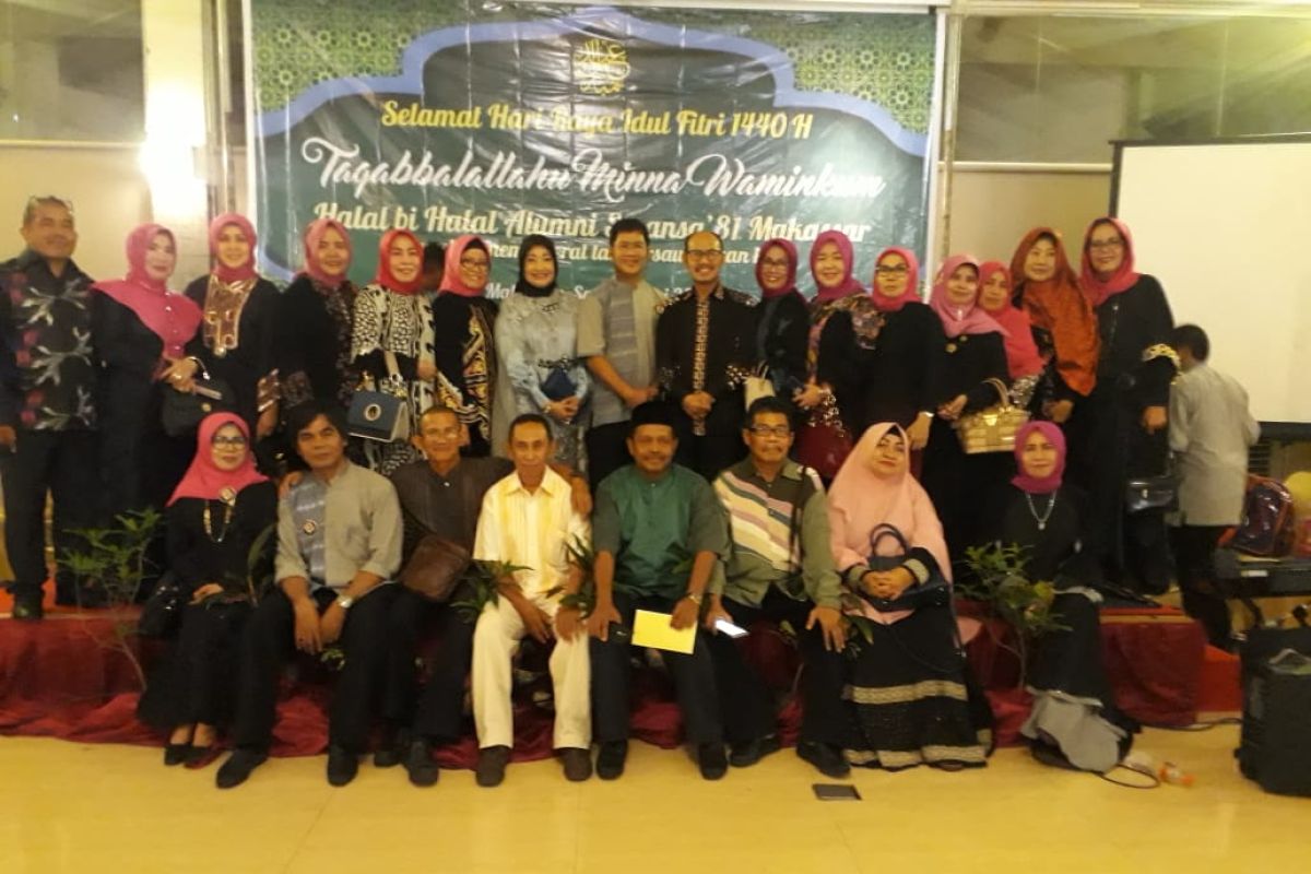 Halal bihalal alumni Smansa'81 dihadiri Wali Kota Makassar 2014-2019