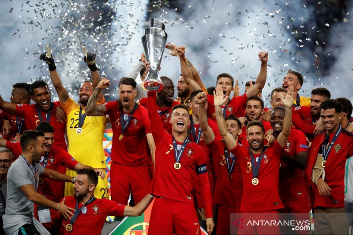 Trofi UEFA Nations League jadi kado manis Portugal