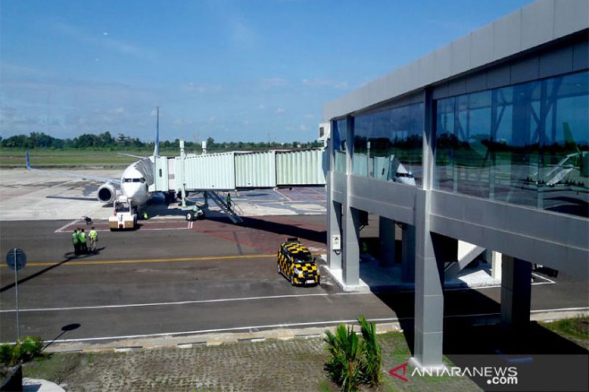 Pergerakan pesawat di Bandara Tjilik Riwut menurun
