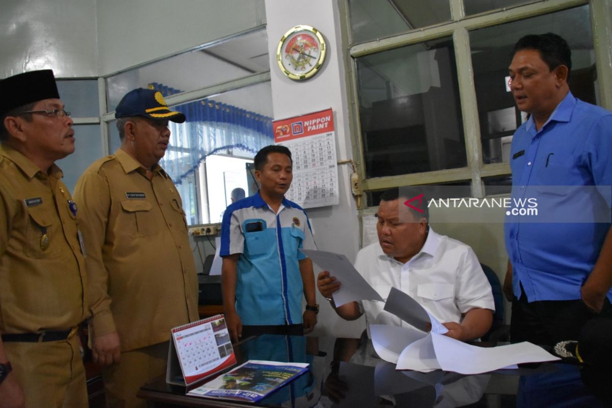 Wali kota Sibolga, wakil dan sekda bagi tugas sidak kehadiran ASN