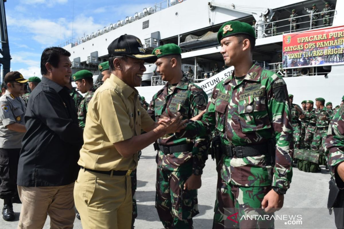 Satgas Pamrahwan 711/RKS kedepankan nilai keagamaan selama di Maluku