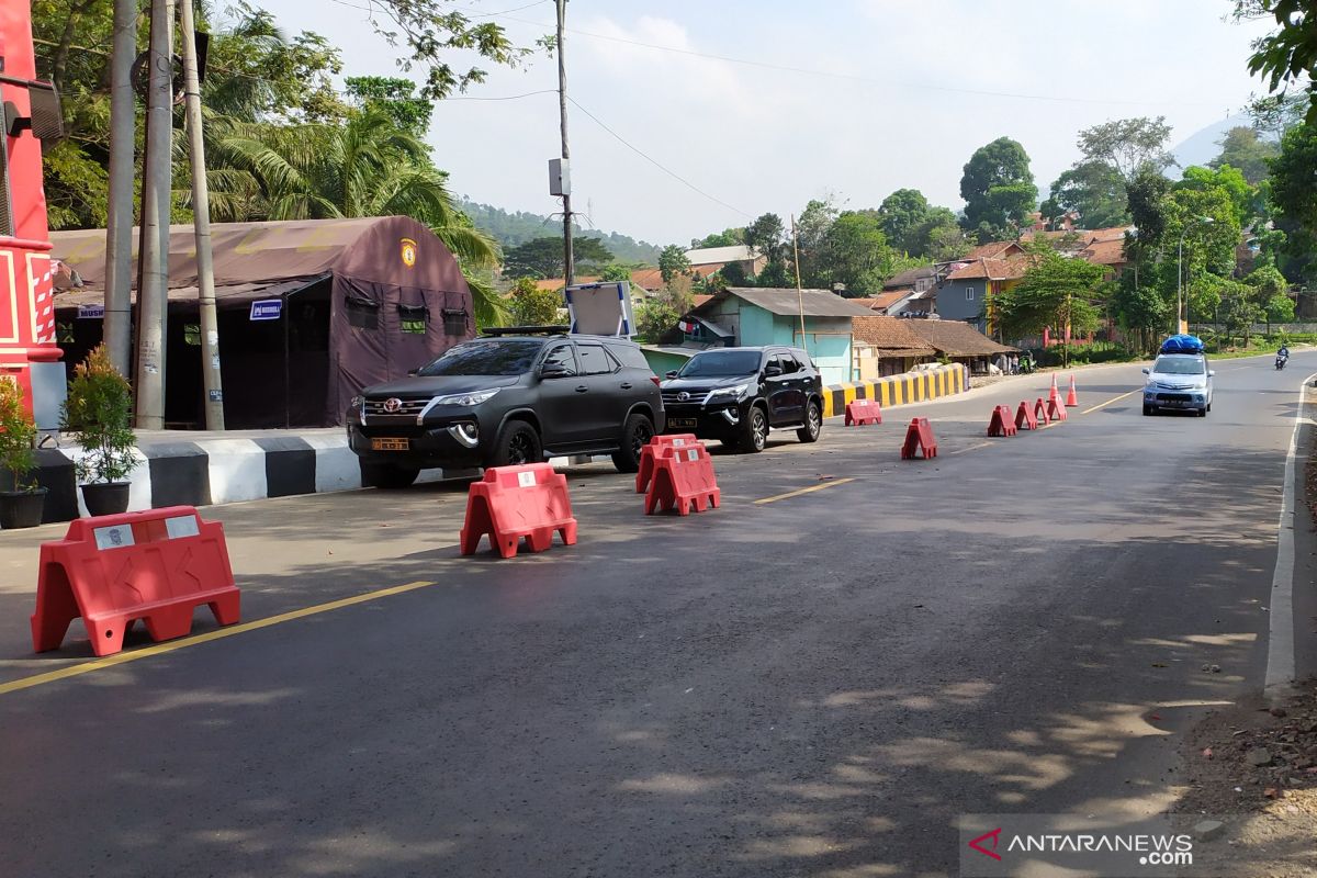 Setelah puncak arus balik, volume kendaraan di Nagreg menurun