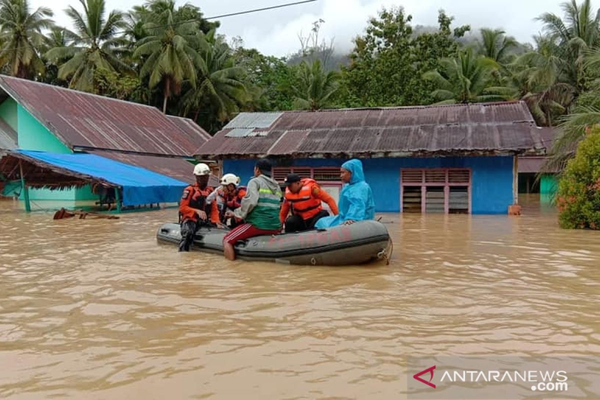 Banjir Konawe Utara, pengungsi capai 4.585 Orang