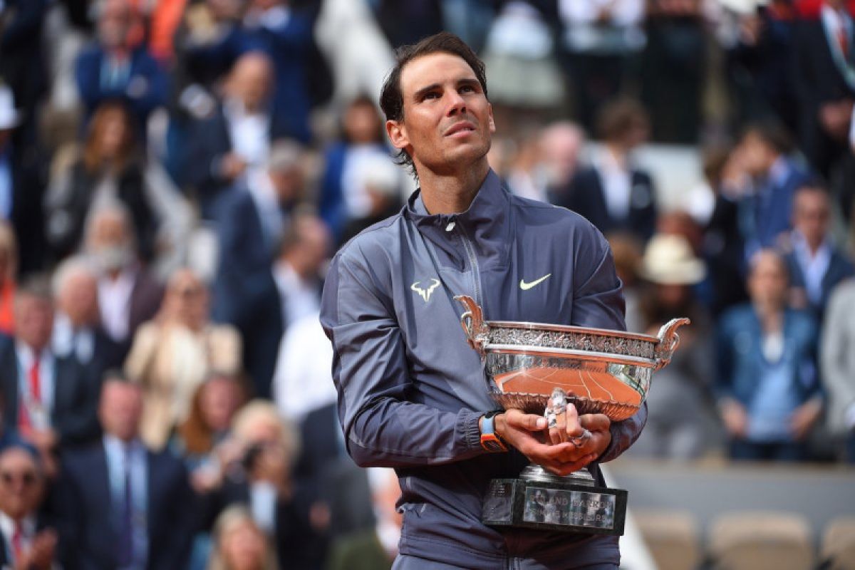 Rafael Nadal kehabisan kata-kata setelah menangi final French Open
