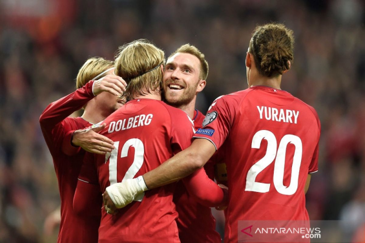 Denmark, Irlandia petik kemenangan di Grup D