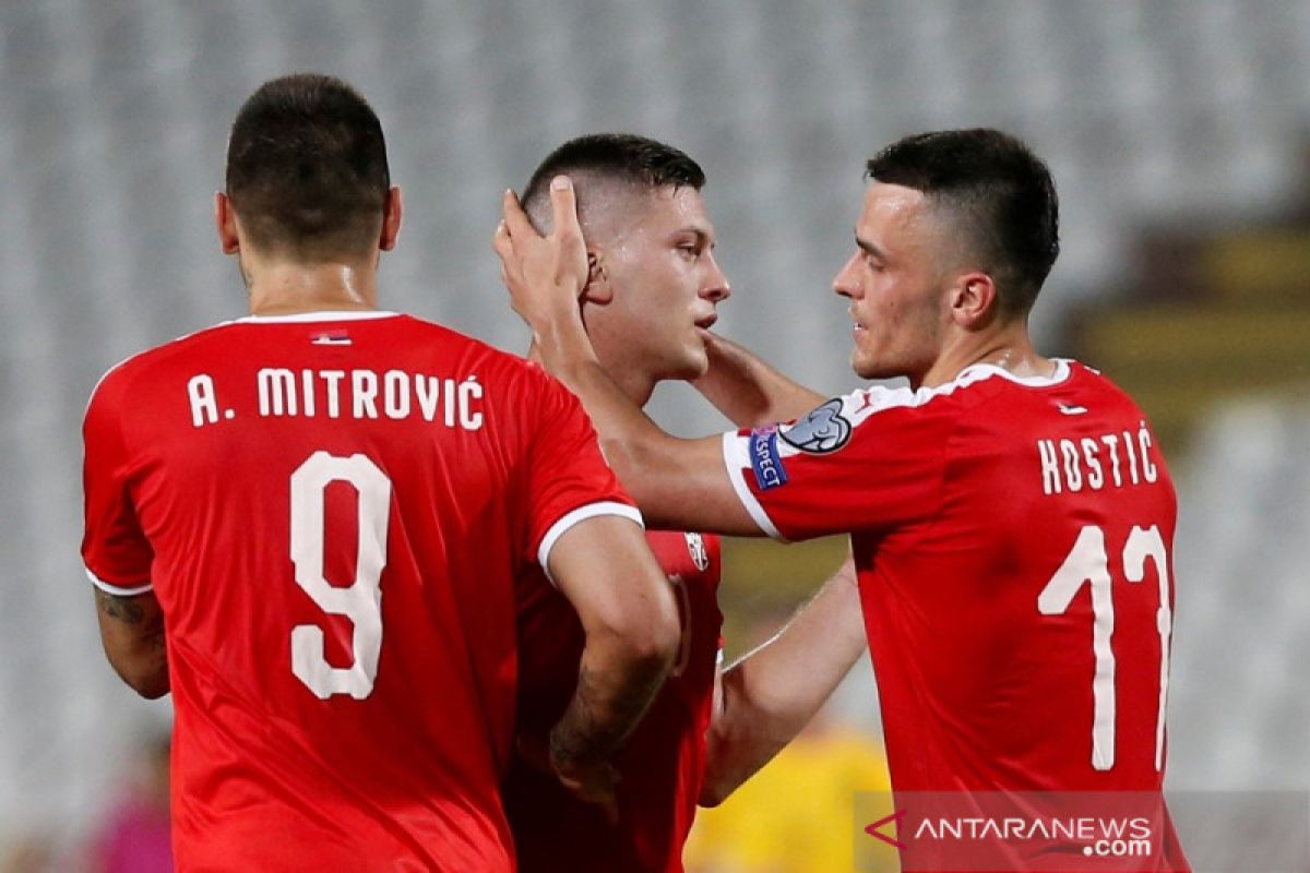 Ukraina dan Serbia raih kemenangan di kualifikasi Piala Eropa
