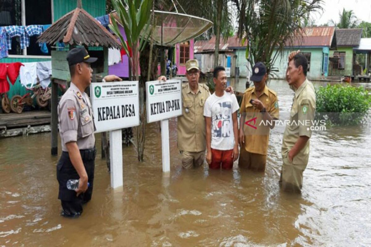 Banjir masih rendam empat desa di pedalaman Kotawaringin Timur