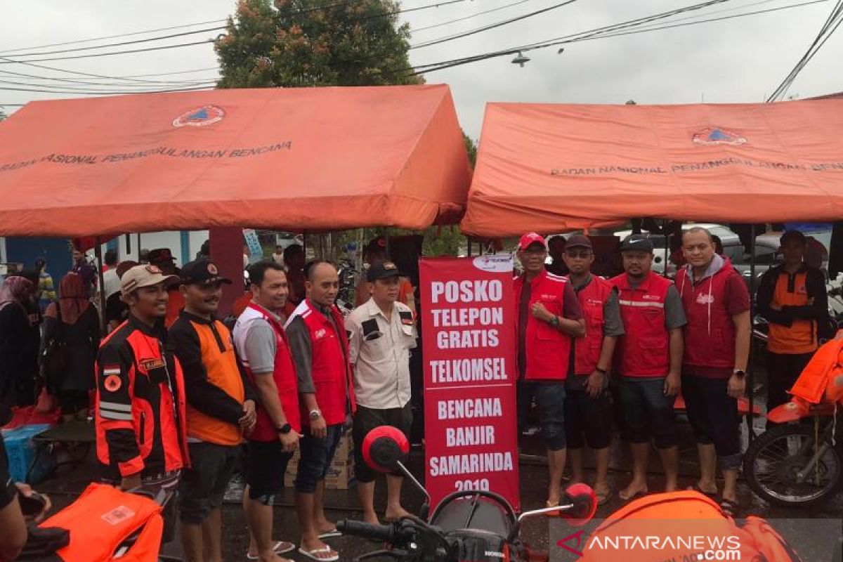 Telkomsel jaga layanan dan beri bantuan banjir Samarinda