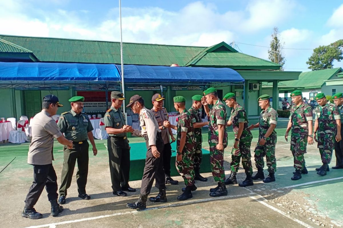 Halal bihalal perkokoh sinergitas TNI-Polri di HST