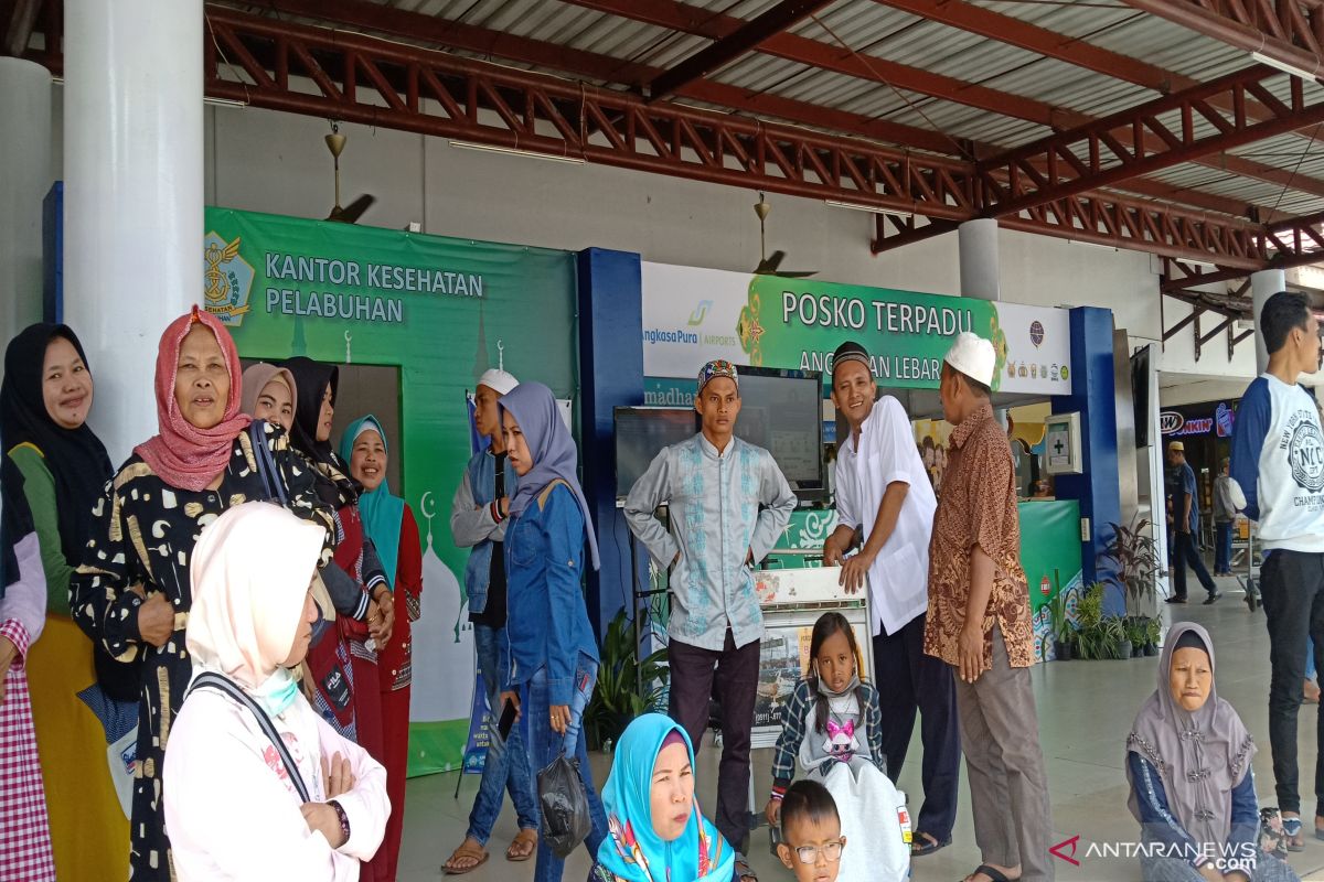 Arus balik di Syamsudin Noor masih ramai di H+4 Lebaran