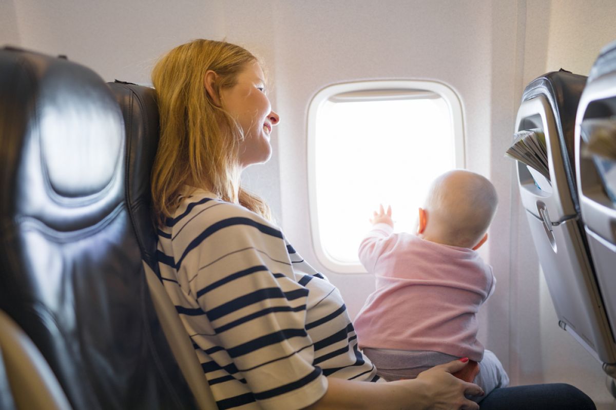 Orang tua jangan panik saat anak menangis di pesawat