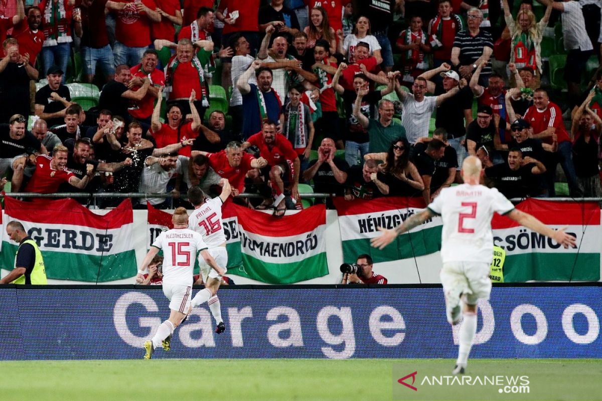 Hongaria kuasai Grup E kualifikasi Piala Eropa 2020  usai tundukkan Wales