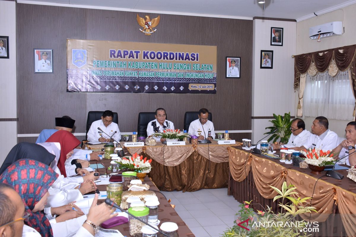 Dispera KPLH HSS tuan rumah rakor Pemkab bulan Juni