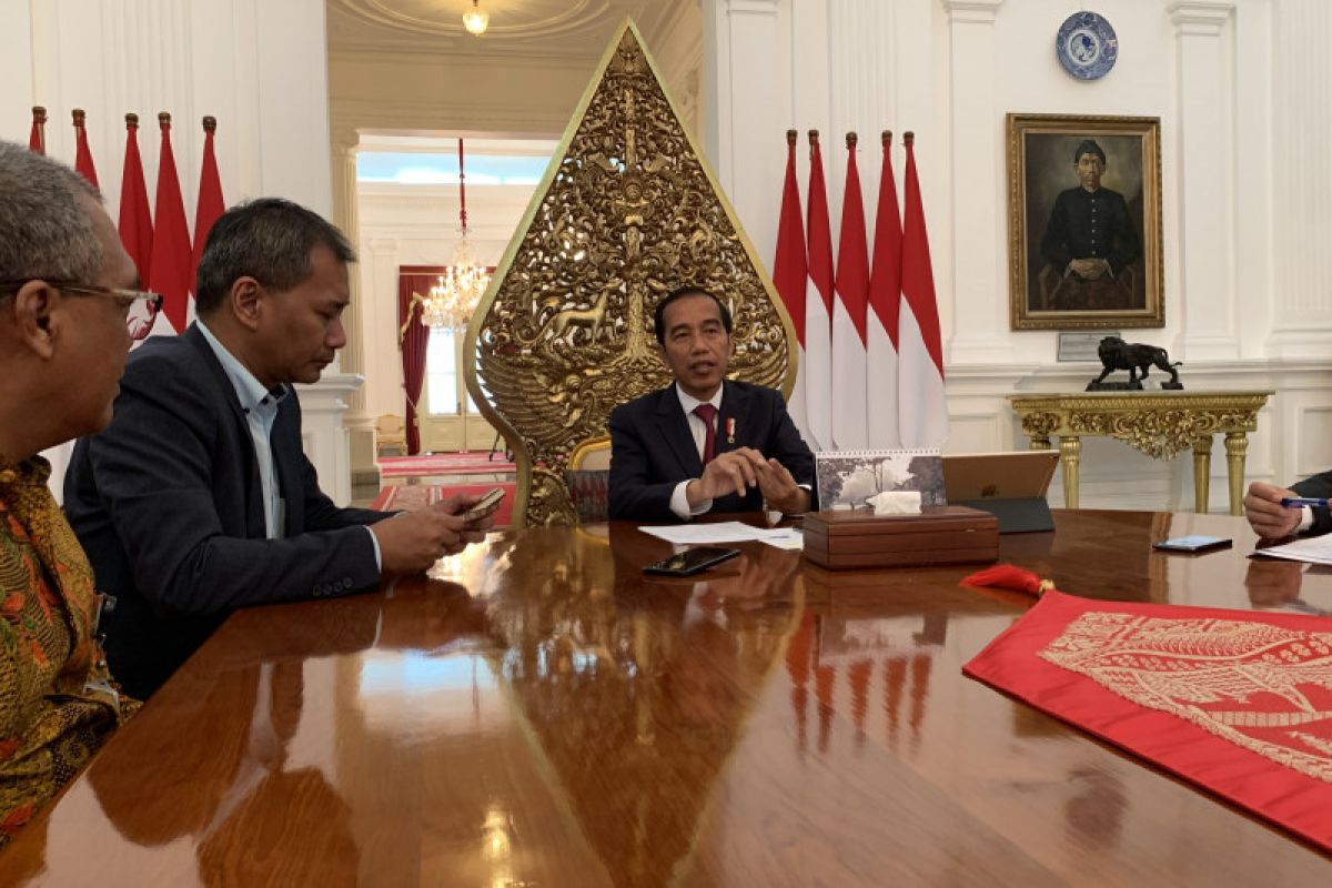 Jokowi sebut perang dagang AS-China jadi peluang bagi Indonesia