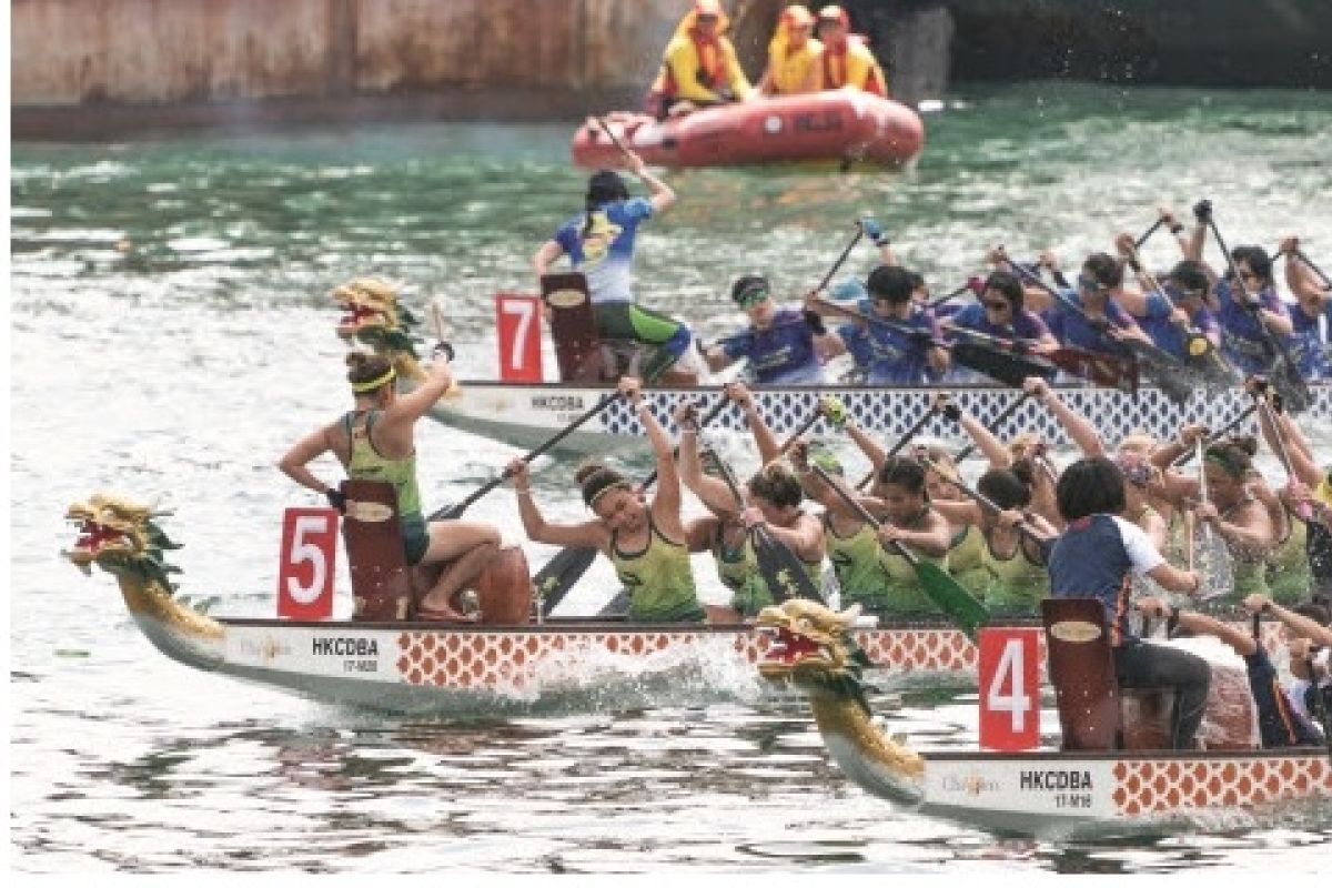 Ribuan atlet dayung siap meriahkan Hong Kong Dragon Boat Carnival