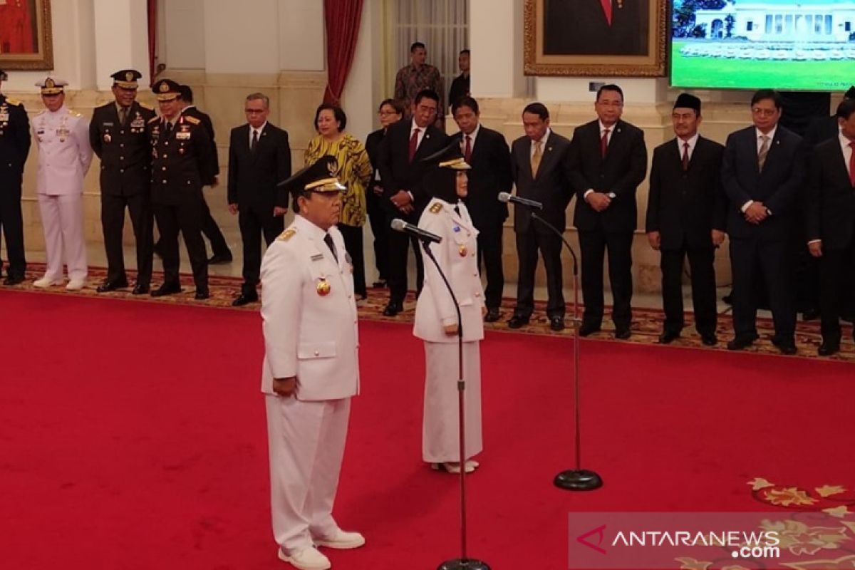 Presiden lantik Gubernur dan Wakil Gubernur Lampung